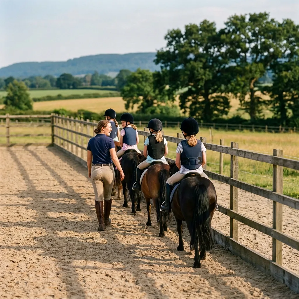 Cours de poney à Marcilly-le-Châtel, Loire